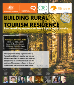 Read more about the article AusHeritage member Dr. Keir Reeves to present paper at Building Rural Tourism Resilience Symposium
